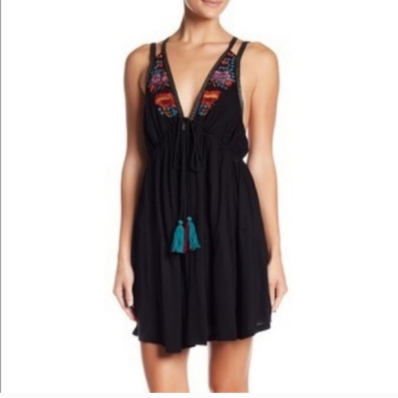 NWOT Free People Lovers Cove Embellished Dress - Picture 3 of 9